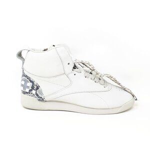 Reebok Wonder Woman Freestyle Hi Cheetah Shoe Sneaker FW4658 Grey Womens Size 7